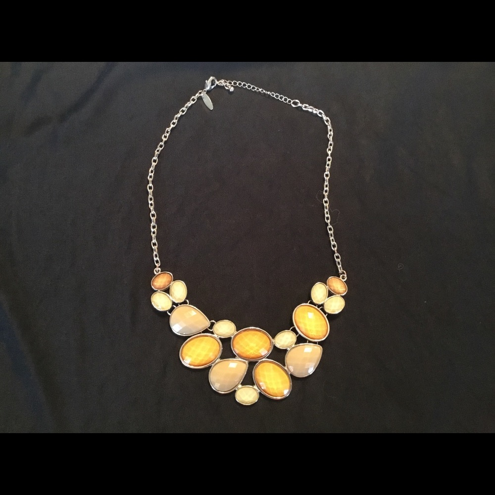 New NY glass bead necklace